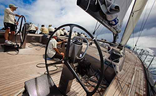 Onboard Danilo Salsi's Swan 90, DSK Pioneer, RORC Caribbean 600. Photo copyright Stefano Gattini.