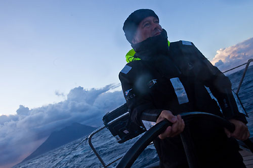 Onboard Danilo Salsi's DSK, October 18, 2009, during the Rolex Middle Sea Race 2009. Photo copyright Bruno Cocozza / Studio Borlenghi.