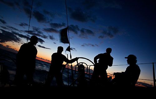 Onboard Danilo Salsi's DSK, October 19, 2009, during the Rolex Middle Sea Race 2009. Photo copyright Bruno Cocozza / Studio Borlenghi.