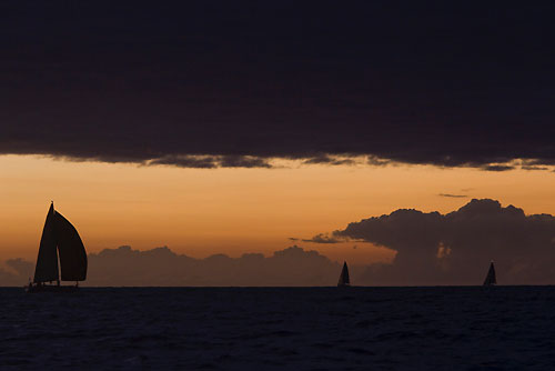 Sunset in Barbuda, RORC Caribbean 600. Photo copyright Carlo Borlenghi.