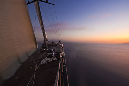 Onboard DSK Pioneer Investments during the RORC Caribbean 600. Photo copyright Stefano Gattini.