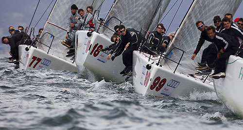 Lerici Italy, March 27, 2010. Day 2 of Audi Melges 32 Sailing Series 20. Photo copyright Guido Trombetta, Studio Borlenghi.