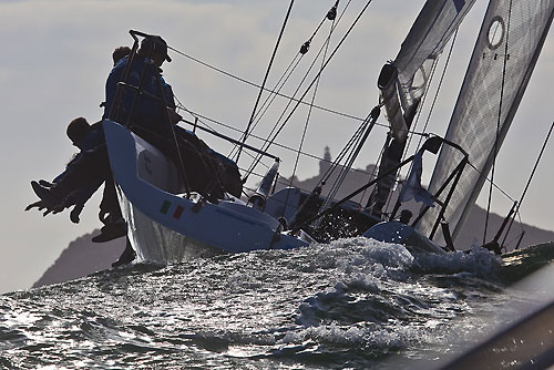 Lerici Italy, March 27, 2010. Day 2 of Audi Melges 32 Sailing Series 20. Photo copyright Guido Trombetta, Studio Borlenghi.