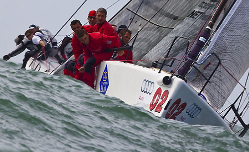 Lerici Italy, March 28, 2010. Day 2 of Audi Melges 32 Sailing Series 20. Photo copyright Guido Trombetta, Studio Borlenghi.