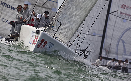 Lerici Italy, March 28, 2010. Day 2 of Audi Melges 32 Sailing Series 20. Photo copyright Guido Trombetta, Studio Borlenghi.