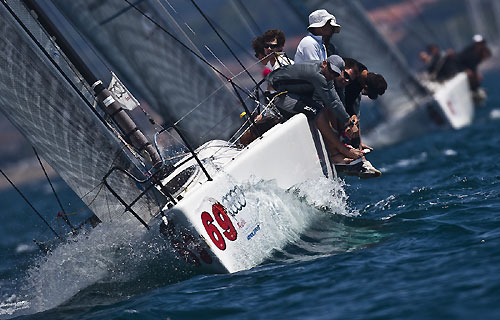 Scarlino, 01/05/10. Audi Melges 32 Sailing Series 2010. Bliksem. Photo copyright Guido Trombetta and Bplan.