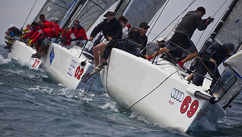 Scarlino, 01/05/10. Audi Melges 32 Sailing Series 2010. Bliksem. Photo copyright Guido Trombetta and Bplan.