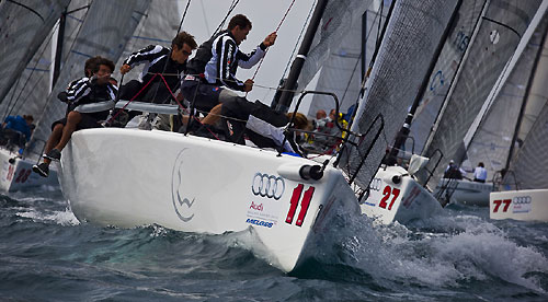 Scarlino, 01/05/10. Audi Melges 32 Sailing Series 2010. Calvi Network. Photo copyright Guido Trombetta and Bplan.