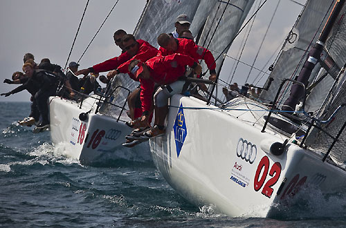 Scarlino, 01/05/10. Audi Melges 32 Sailing Series 2010. Fantastica. Photo copyright Guido Trombetta and Bplan.