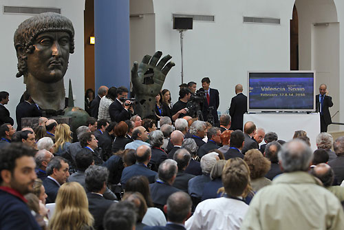 The 34th America's Cup Press Conference, Roma, 06/05/2010. Photo copyright Carlo Borlenghi.