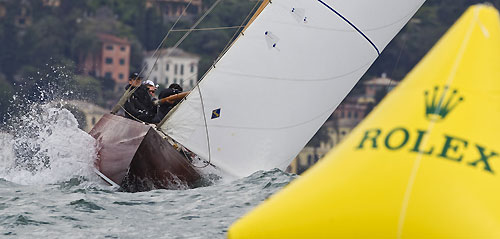 Bernard Duc's 8M I.R. Elsinore from Switzerland at Portofino, 14/05/10 Portofino Rolex Trophy 2010. Photo copyright Carlo Borlenghi, Rolex.