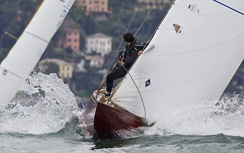 Bernard Duc's 8M I.R. Elsinore from Switzerland at Portofino, 14/05/10 Portofino Rolex Trophy 2010. Photo copyright Carlo Borlenghi, Rolex.