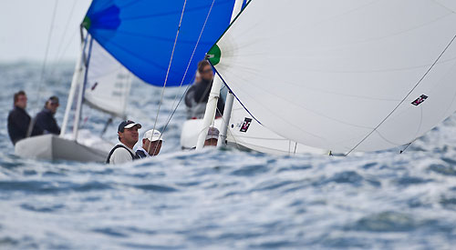 The Dragon fleet in action at Portofino, 14/05/10 Portofino Rolex Trophy 2010. Photo copyright Carlo Borlenghi, Rolex.