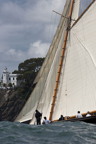 Luigi Donna's 12M I.R. Varuna from Italy at Portofino, 14/05/10 Portofino Rolex Trophy 2010. Photo copyright Carlo Borlenghi, Rolex.