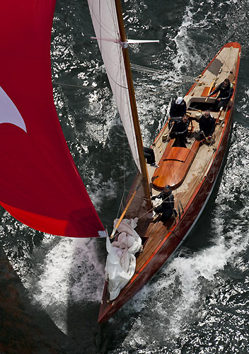 Bernard Duc's 8M I.R. Elsinore from Switzerland at Portofino, 14/05/10 Portofino Rolex Trophy 2010. Photo copyright Carlo Borlenghi, Rolex.