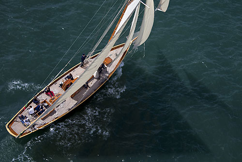 Luigi Donna's 12M I.R. Varuna from Italy at Portofino, 14/05/10 Portofino Rolex Trophy 2010. Photo copyright Carlo Borlenghi, Rolex.