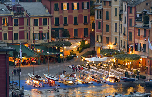 Portofino by night, 14/05/10 Portofino Rolex Trophy 2010. Photo copyright Carlo Borlenghi, Rolex.