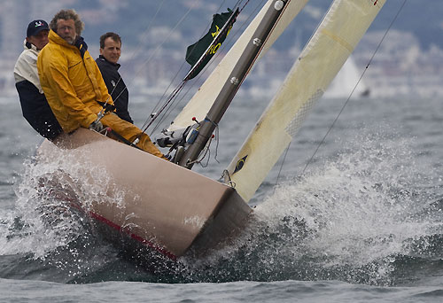 Alfredo Delli's 5.5M I.R. Carabella from Italy at Portofino, 15/05/10, Portofino Rolex Trophy 2010. Photo copyright Carlo Borlenghi, Rolex.