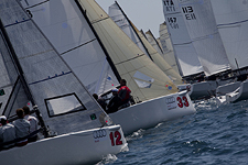 Melges 32 Series, Scarlino Italy May 1, 2010. Photos by Guido Trombetta and Luca Butto'