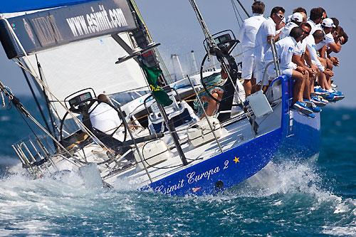 St Tropez, 13-06-2010. Giraglia Rolex Cup 2010, Esimit Europa 2. Photo copyright Stefano Gattini.