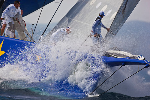 St Tropez, 13-06-2010. Giraglia Rolex Cup 2010, Esimit Europa 2. Photo copyright Stefano Gattini.