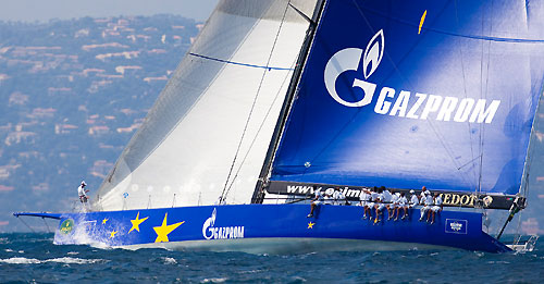 St Tropez, 13-06-2010. Giraglia Rolex Cup 2010, Esimit Europa 2. Photo copyright Stefano Gattini.