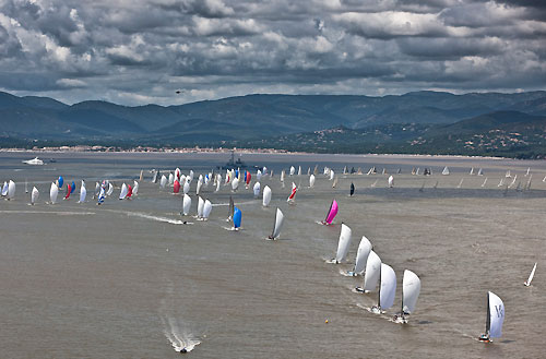 St Tropez, 16/06/10. Giraglia Rolex Cup 2010, Start in Saint Tropez. Photo copyright Carlo Borlenghi.