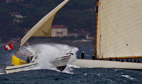 St Tropez, 15/06/10. Giraglia Rolex Cup 2010, Gireagli Rolex Cup, Day 3 conditions. Photo copyright Carlo Borlenghi.