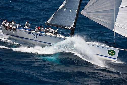 St Tropez, 16/06/10. Giraglia Rolex Cup 2010, Start in Saint Tropez, Alegre. Photo copyright Carlo Borlenghi.