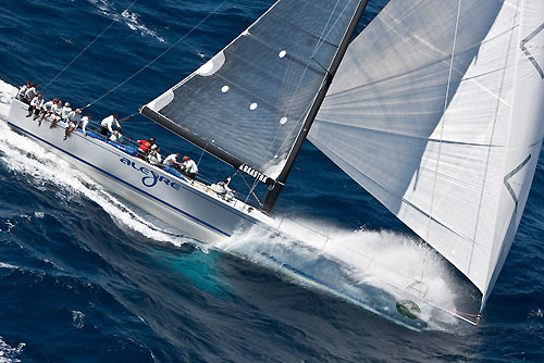 St Tropez, 16/06/10. Giraglia Rolex Cup 2010, Start in Saint Tropez, Alegre. Photo copyright Carlo Borlenghi.