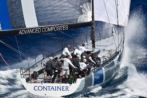 St Tropez, 16/06/10. Giraglia Rolex Cup 2010, Start in Saint Tropez, Container. Photo copyright Carlo Borlenghi.