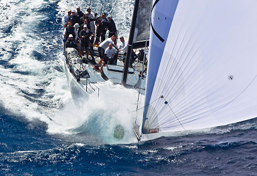 St Tropez, 16/06/10. Giraglia Rolex Cup 2010, Start in Saint Tropez, Container. Photo copyright Carlo Borlenghi.