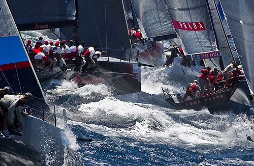 Team Origin and fleet, 18 06 2010 Marseille Trophy - Audi MedCup Circuit. Photo copyright Carlo Borlenghi.