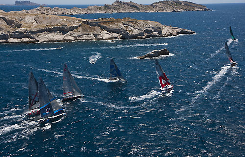 The fleet, 18 06 2010 Marseille Trophy - Audi MedCup Circuit. Photo copyright Carlo Borlenghi.