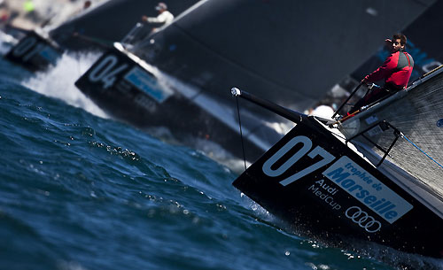 Race start, 18 06 2010 Marseille Trophy - Audi MedCup Circuit. Photo copyright Guido Trombetta and Studio Borlenghi.