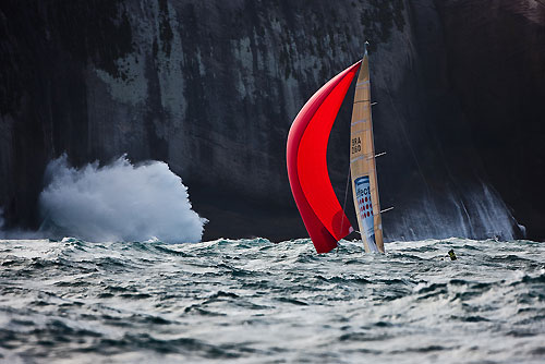 Inácio Vandresen's Beneteau 40.7 Zeus - Effect (BRA) racing in the Alcatrazes por Boreste race, during the Rolex Ilhabela Sailing Week 2010. Photo copyright Rolex and Carlo Borlenghi.