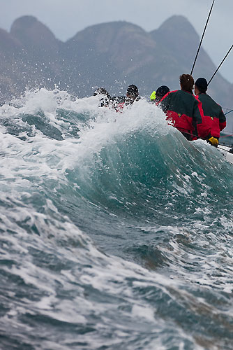 Eduardo Souza Ramos S40 Pajero (BRA) racing in the Alcatrazes por Boreste race, during the Rolex Ilhabela Sailing Week 2010. Photo copyright Rolex and Carlo Borlenghi.