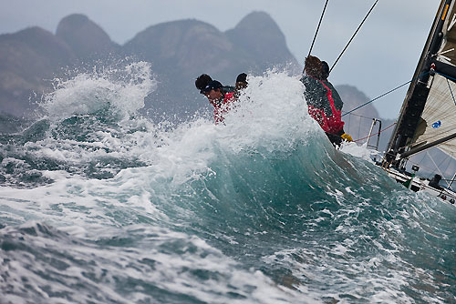 Eduardo Souza Ramos S40 Pajero (BRA) racing in the Alcatrazes por Boreste race, during the Rolex Ilhabela Sailing Week 2010. Photo copyright Rolex and Carlo Borlenghi.