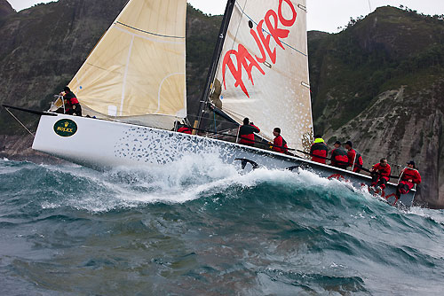 Eduardo Souza Ramos S40 Pajero (BRA) racing in the Alcatrazes por Boreste race, during the Rolex Ilhabela Sailing Week 2010. Photo copyright Rolex and Carlo Borlenghi.