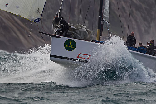 Jose Estevez's Cusi 5 (ARG) racing in the Alcatrazes por Boreste race, during the Rolex Ilhabela Sailing Week 2010. Photo copyright Rolex and Carlo Borlenghi.