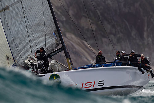 Jose Estevez's Cusi 5 (ARG) racing in the Alcatrazes por Boreste race, during the Rolex Ilhabela Sailing Week 2010. Photo copyright Rolex and Carlo Borlenghi.