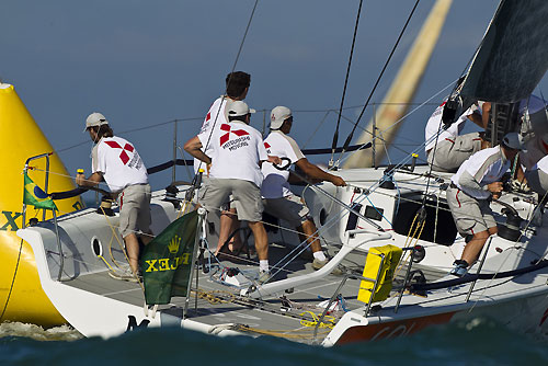 Torben Grael's S40 Mitsubishi - GOL (Magia V) (BRA), during the Rolex Ilhabela Sailing Week 2010. Photo copyright Rolex and Carlo Borlenghi.