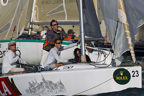 Fábio Bocciarelli's HPE25 Stella Artois, during the Rolex Ilhabela Sailing Week 2010. Photo copyright Rolex and Carlo Borlenghi.