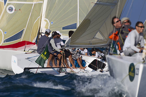 Jose Octavio Mendes Vita's HPE25 Aventura, during the Rolex Ilhabela Sailing Week 2010. Photo copyright Rolex and Carlo Borlenghi.