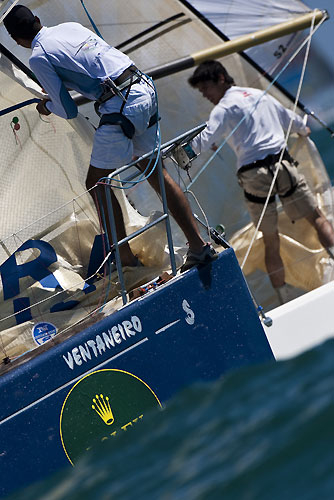 Renato Cunha's Beneteau 40.7 Ventaneiro (BRA), racing in the in the ORC International 600 class, during the Rolex Ilhabela Sailing Week 2010. Photo copyright Rolex and Carlo Borlenghi.