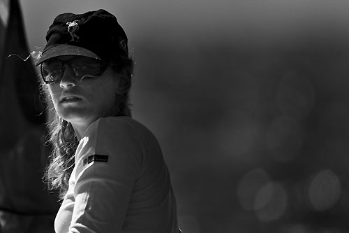 Martina Grael, skipper of HPE1 for the Marinha do Brasil (Navy of Brazil), during the Rolex Ilhabela Sailing Week 2010. Photo copyright Rolex and Carlo Borlenghi.