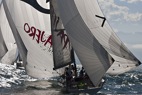 Eduardo Souza Ramos S40 Pajero (BRA), during the Rolex Ilhabela Sailing Week 2010. Photo copyright Rolex and Carlo Borlenghi.