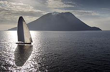 Strombili during the Rolex Middle Sea Race 2010, by Carlo Borenghi.
