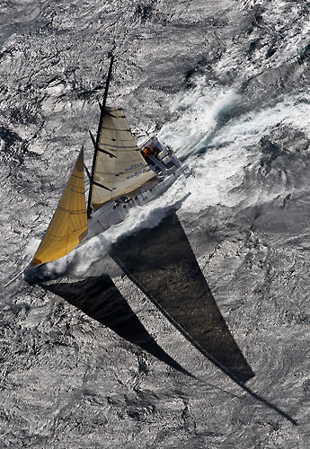 Stephen Ainsworth's Reichel Pugh 63 Loki, dealing with the fury of the Tasman Sea during Rolex Sydney Hobart Yacht Race 2010, Australia. Photo copyright Carlo Borlenghi, Rolex.