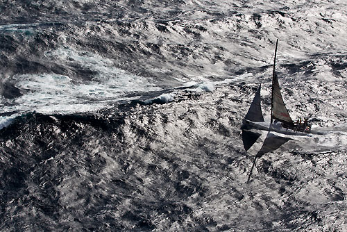 Alan Brierty's Reichel Pugh 62 Limit, dealing with the fury of the Tasman Sea during Rolex Sydney Hobart Yacht Race 2010, Australia. Photo copyright Carlo Borlenghi, Rolex.